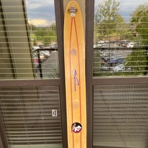 Seminole themed shot ski